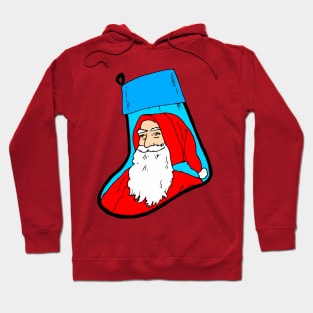 Merry Christmas Santa Stocking Hoodie